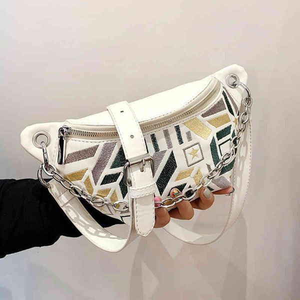 

pu leather fanny packs for women fashion ladies waist bags female small belt bag girls shoulder backpack 220530