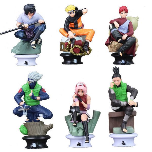 

huiya01 6pcs/lot anime figure toy pvc model toys q0722