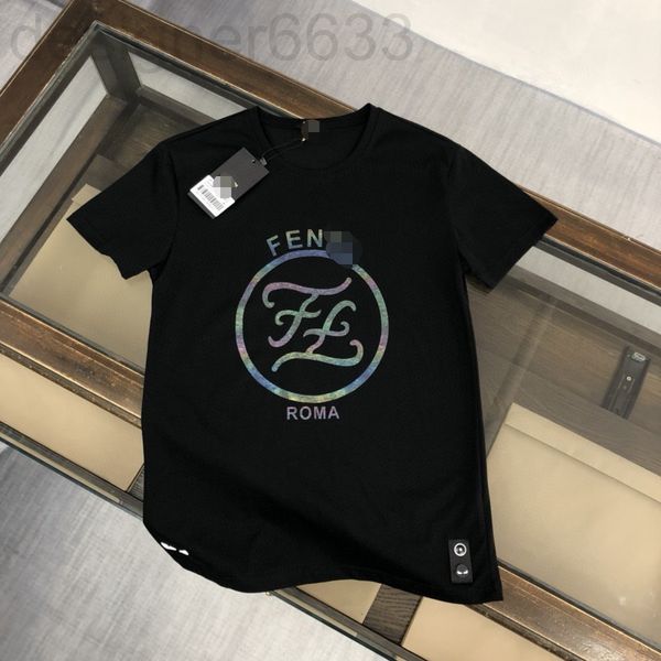 

men's t-shirts designer summer brand little monster lao foye slim fitting short sleeve round neck t-shirt with half mercerized cotton i, White;black