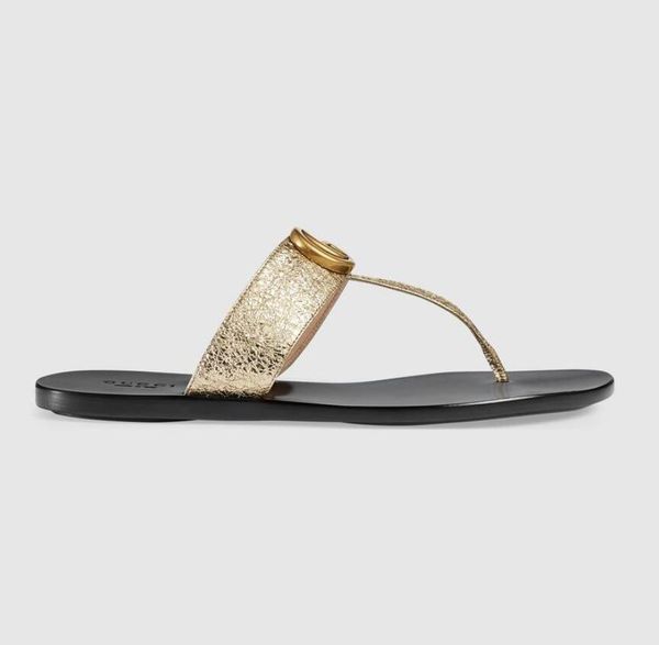 

women sandal slipper flats flop flip summer shoes marmont leather thong sandals 35-42, Black