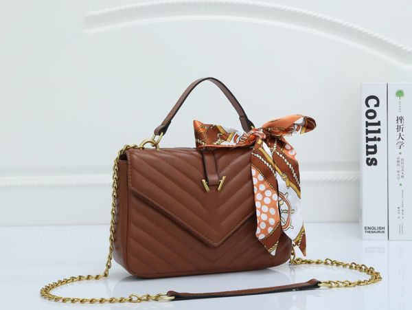 

designer bags handbags totes chain leather envelope thread shoulder crossbody tote louiseity women messenger luxurious loulou wit dqdgc
