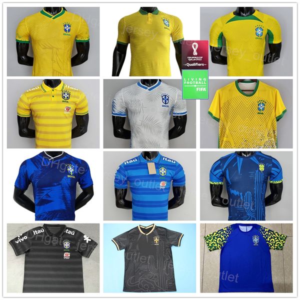 

2022 soccer qatar world cup brasil jerseys 13 dani alves everton ribeiro roberto firmino gabriel jesus casemiro vinicius junior antony aliss, Black;yellow