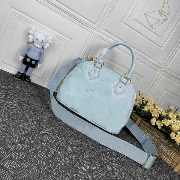 

luxury designer bag soft leather womens shell shoulder bags messenger handbags alma bb bag m59822 quilted calfskin embroidery pattern jacqua