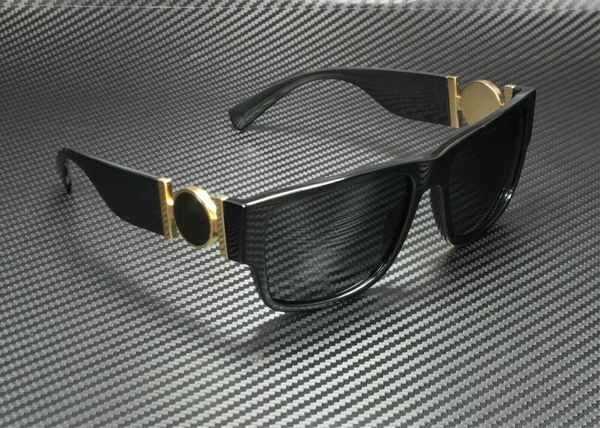 

summer sunglasses man woman fashion glasses square frame design 4369 black grey rectangle mens sunglasses uv400 come with package, White;black