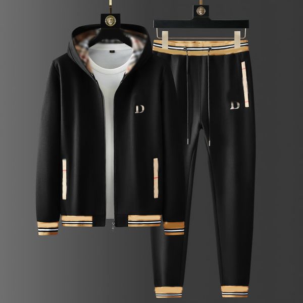 

tracksuits new fashion brand men suit spring autumn men's two-piece sportswear01, Gray