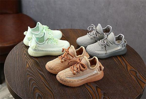 

kanyes true infant hyper space kids running shoes clay west fashion toddler trainers big small yezzzy yeezzy yeezie yezzies''350 3, Black