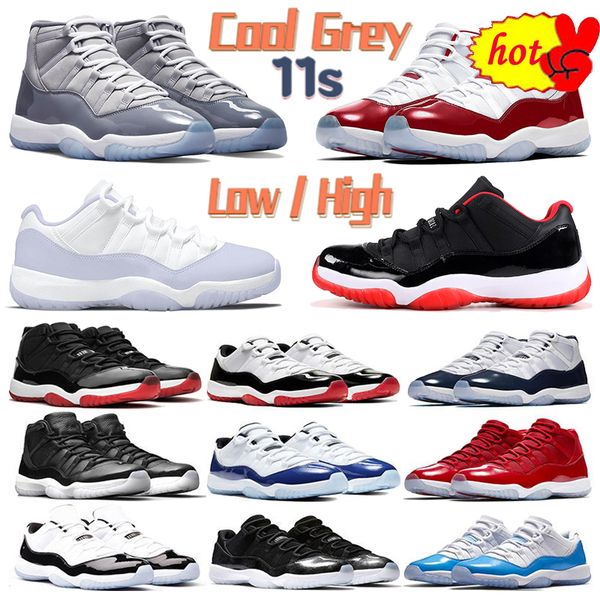 

boots mens basketball shoes women 11s jumpman 11 pure violet cool grey concord b, Black