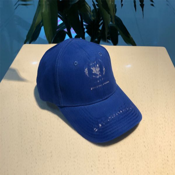 

summer new ball caps fashion designer peaked hat adjustable casual breathable sun hat letter embroidery casquette versatile hard top, Blue;gray