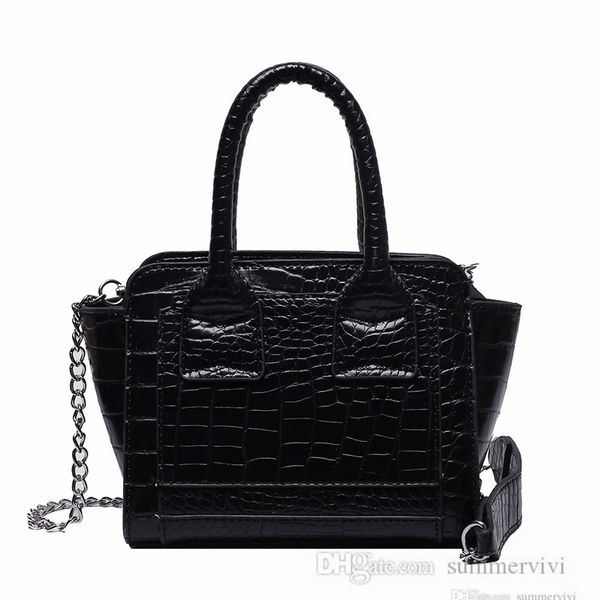 

fashion women stone grain wings satchel handbags lady metals buckle chain single shoulder bags luxury ladies pu leather messenger bags h0188