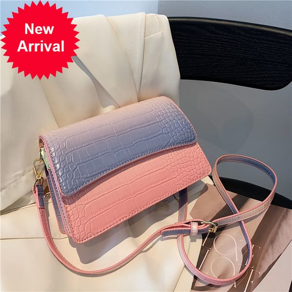 

tide brand wholesale new net gradient small style fashionable single messenger fashion trend shoulder crossbody bags