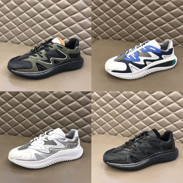 

men's triple s casual luxury brand shoe fashion sneakers comfortable printing designer, Black