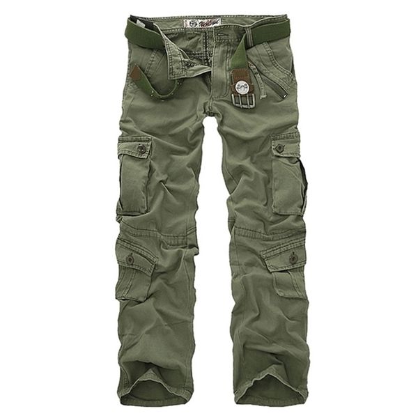 

men cargo pants camouflage trousers military pants for man 7 colors 220704, Black