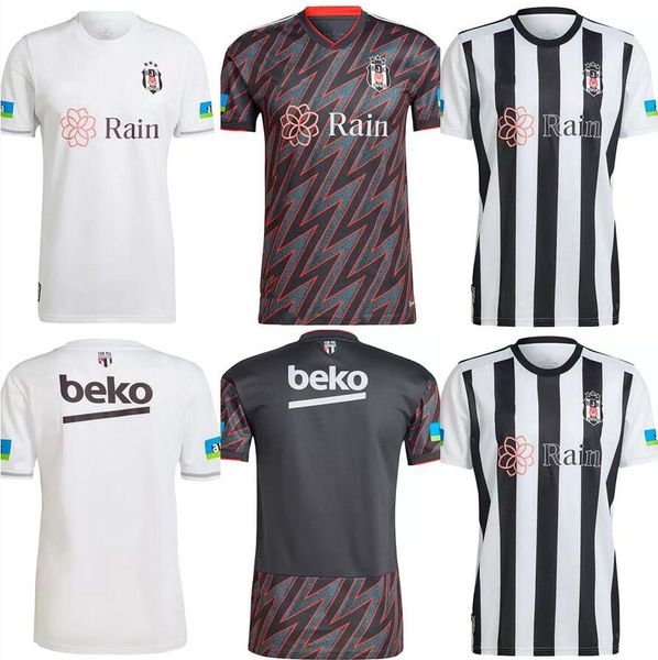 

2022 2023 besiktas jk soccer jerseys home away 3th karaman deigo costa larin ghezzal welinton vida 22/23 besiktas jimnastik kulubu football, Black;yellow