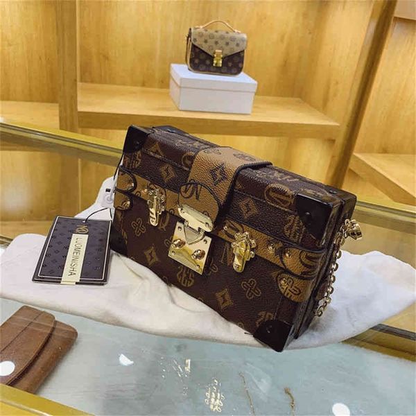 

fashion printed spice girl square one shoulder chain lock small bag bag factory store online