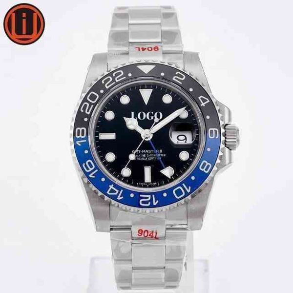 

luxury watches for men date noob luminous watch eta movement 904l steel 126710blnr gmt masterwristwatches watch, Slivery;brown