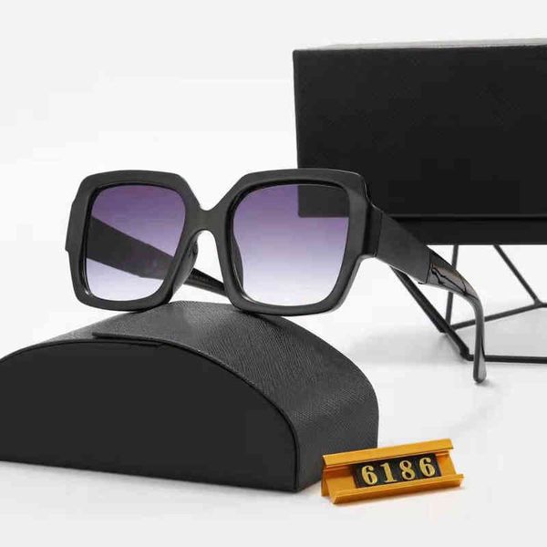 

sunglasses overseas 2022 women's street travel fashion glasses 6186, White;black