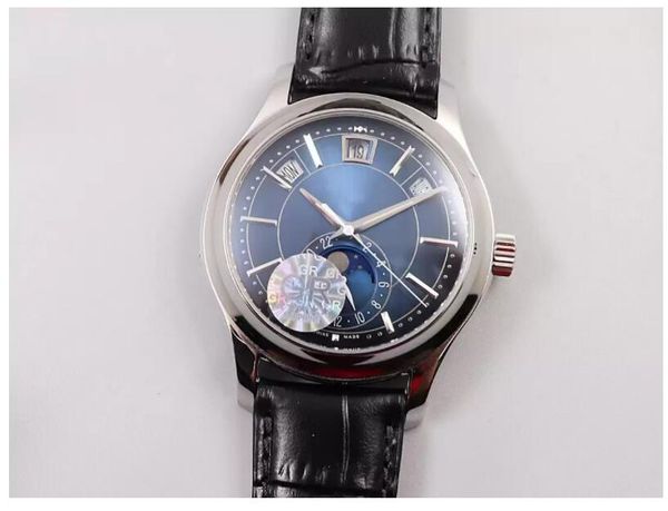 

gr factory 5205g-013 complex function wristwatch size 40mm v4 upgrade edition comes with caliber 324s qalu24h/206 automatic winding movement, Slivery;brown