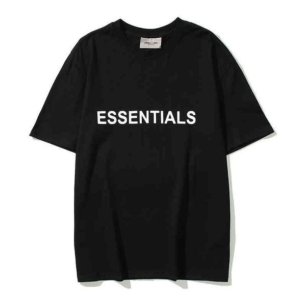 

new design brand men's fashion bieber and wo same fog sential multi thread character head print short sleeve casual t-shirt women, White;black