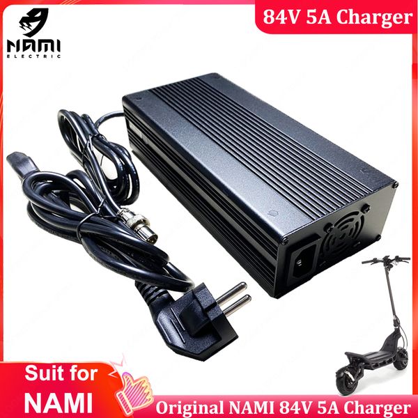 

original nami electric scooter 84v 5a charger suit for nami 72v 28ah 72v 32ah burn e 2 max e-scooter official nami accessories