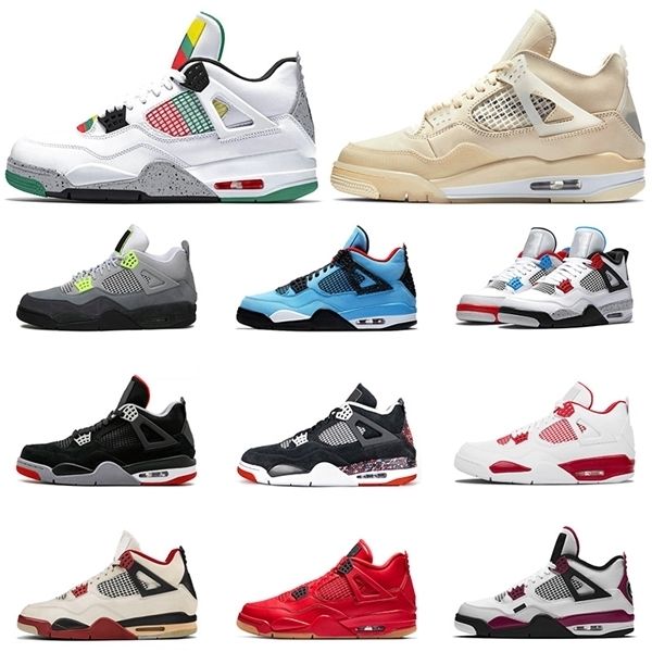 

luxury carnival sail 4 psgs 4s travis scotts jumpman 4 womens mens basketball shoes alternate 89 new bred trainers sneakers size 13