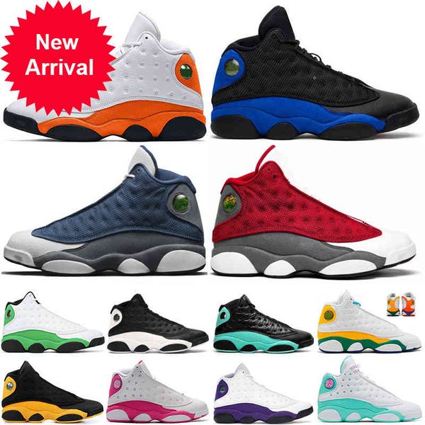 

new 13 13s mens basketball shoes red flint aurora green black cat playground lucky green hyper-royal men shoes sneaker trainers size 5.5-13