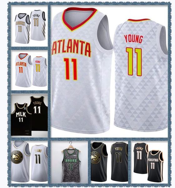 

2021 basketball jerseys trae young;swingmen key players jersey, Blue;black