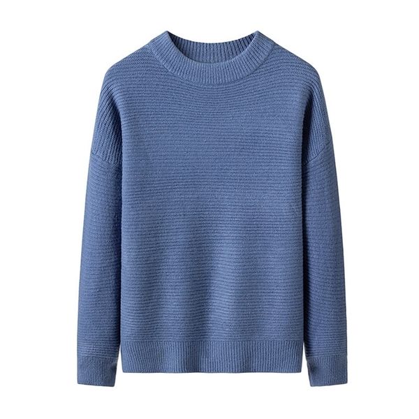 

huncher mens knitted sweater men autumn winter oversized pullover korean fashion vintage jumpers yellow sweaters for men 201203, White;black