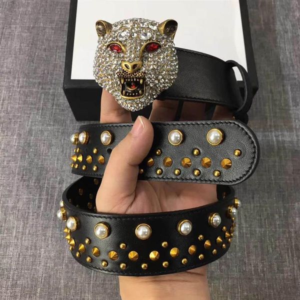 

fashion designer genuine leather belt strap men and women belts for man casual style buckle with box235d, Black;brown