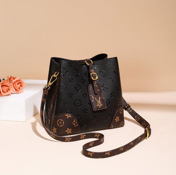 

spring/summer printed crossbody bucket bag vintage classic totes
