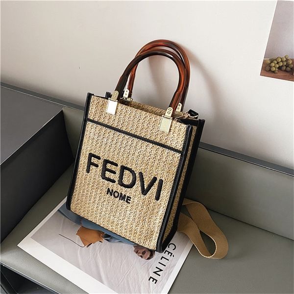 

purses aa hand-held women's bag summer new high-capacity korean fashion woven texture single shoulder messenger bag