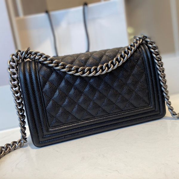 

5a brand luxury designer women bags caviar lambskin leather shoulder purse black gold silver chain crossbody clutch pochette envelop bag