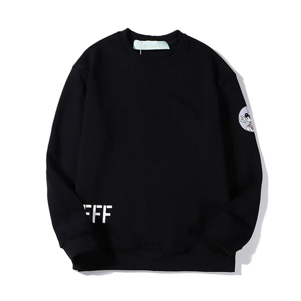 

mens hoodie red heart hoody designer crew neck sweatshirts for woman fashion o-neck love clothing jumper letter print casual street clothes, Black