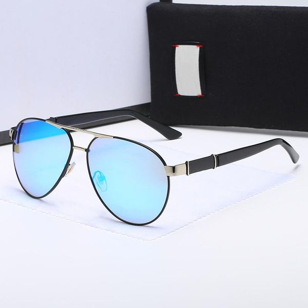 

designer sunglasses brand uv400 eyewear metal gold frame sun glasses men womens mirror eyeglasses polaroid glass lens sunglasses for women w, White;black