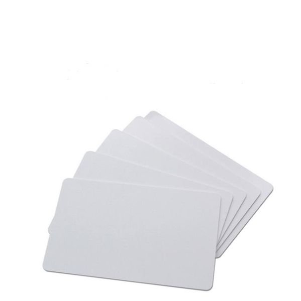 Accessori da scrivania stampabile Sublimazione vuota PVC Card Plastica ID bianco Card Business Card per promozione Nome regalo Carte di regalo Tag scrivania SN4682