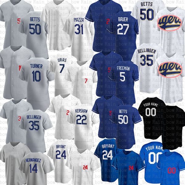 

los angeles baseball jersey 50 mookie betts 35 cody bellinger clayton kershaw freddie an gavin lux walker buehler chris taylor dustin may ma, Blue;black
