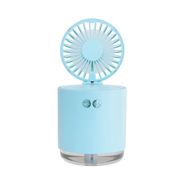 Nuovi umidificatori Spray Fan Big Wind Battery Model Colorful Portable Small Hydration Mini Humidifier Fan all'ingrosso