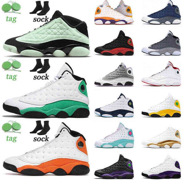 

womens mens sports basketball shoes 13 phantom black hype pink love respect 13s xiii history of flight lucky green red flint sneakers, White;red