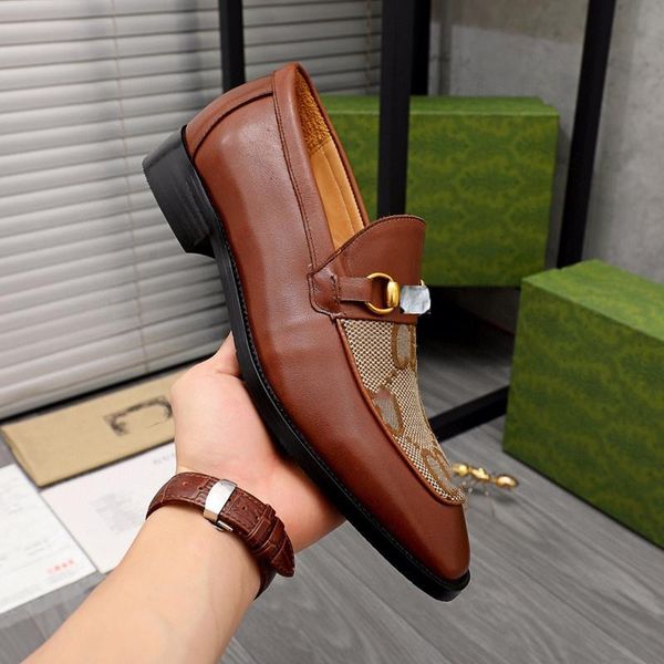 

a1 2022 g 4 style g luxury mens dress shoes designer womens classic horsebit metal buckle letter printed suede velvet wedding shoe fashion p, Black