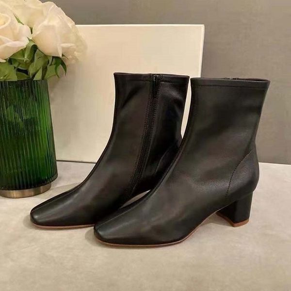 Женские модные роскошные дизайнерские ботинки J, классические черно-белые резиновые подошвы, весенне-зимние теплые дышащие сапоги, можно использовать в различных