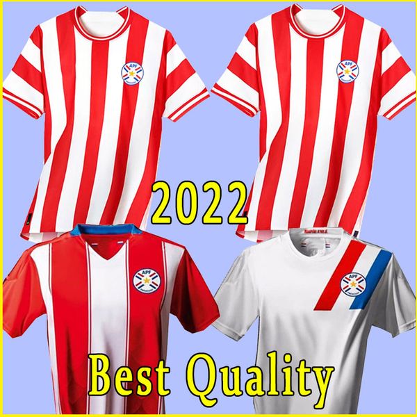 

22 23 paraguay soccer jersey 2022 2023 alderete balbuena alonso almiron gomez villasanti football shirts home away third, Black;yellow