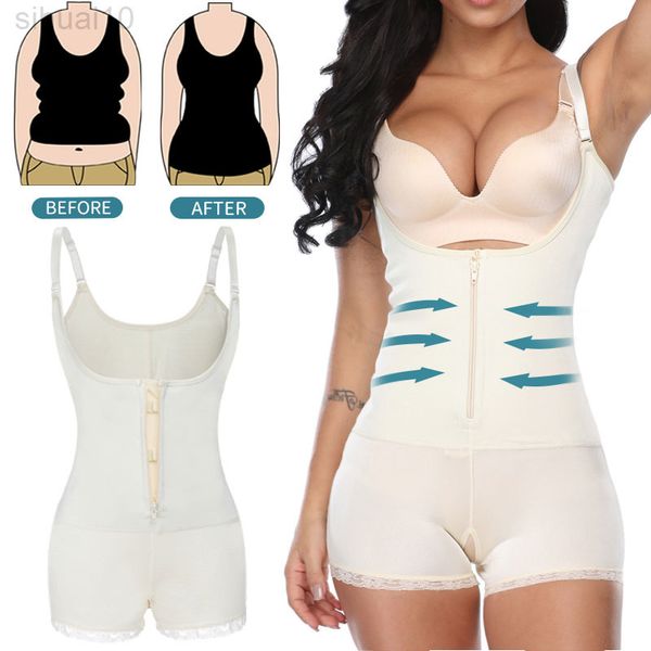 

full body shaper bodysuit shapewear waist trainer women belly shapers tummy control slimming sheath seamless slim latex corset l220802, Black;white