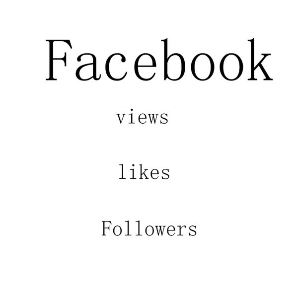 

facebook add more followers or likes - leave message about your tiktok account and service you want- others apparel, Black;white