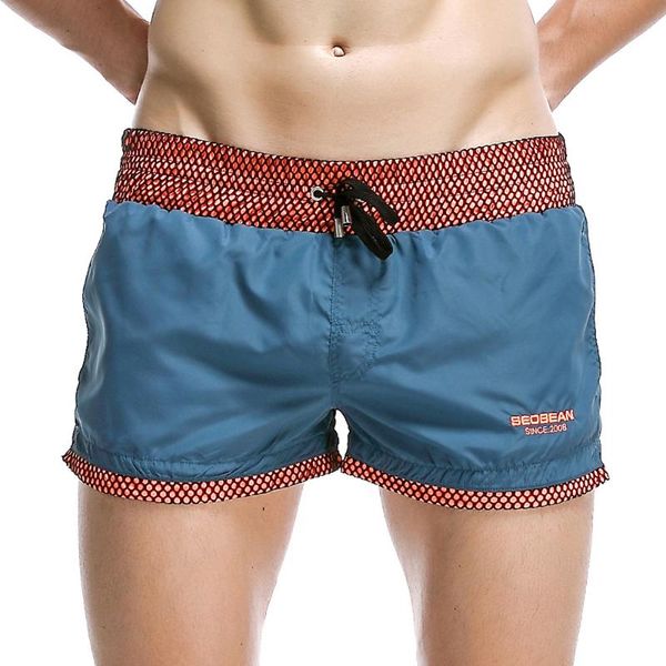 Herren-Shorts, gefütterte Netz-Lauftasche, lässig, Schweißfutter, Fischnetz, Sicherheitsbadebekleidung, Strandhose, Boardshorts für Herren