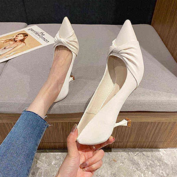

sandals women designer pointed high heels fashion cross bow black white thi