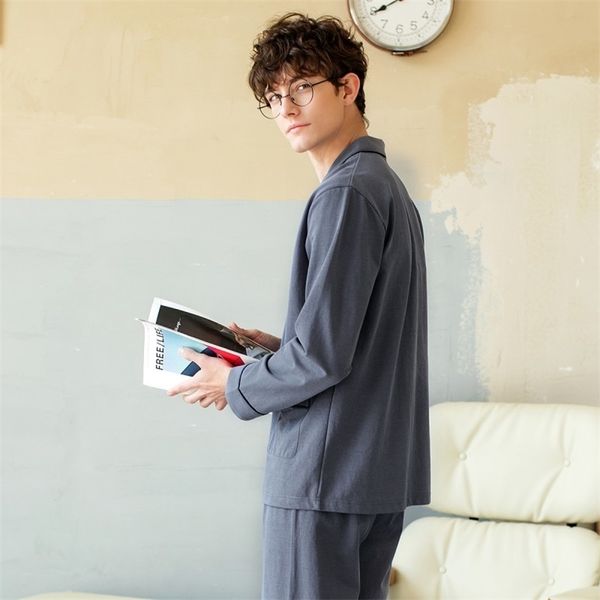 

fenteng autumn pajamas for men lj201112, Black;brown