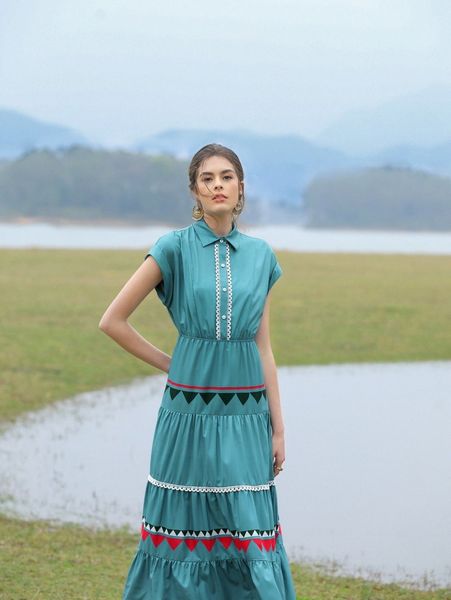 

lace trim rolled up sleeve shirt dress h51n#, Black;gray