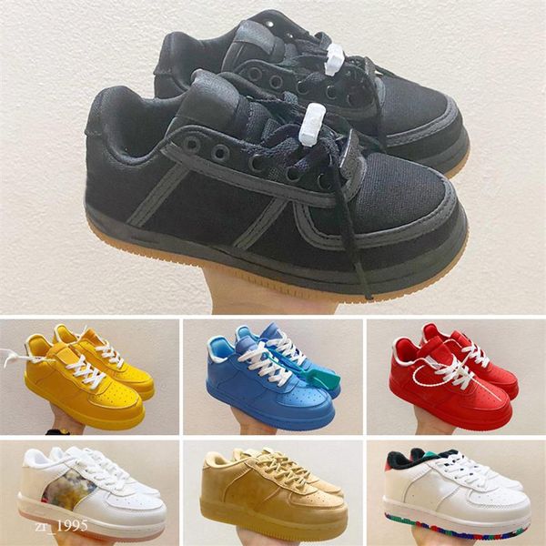 

low fashion platform shoes men women kids shoes skateboard triple black white utility mens trainers sports kids sneakers scarpe ch282v