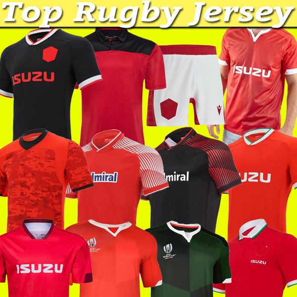 

2021 2022 wales rugby national team jerseys cymru home red away men polo t-shirt short shorts e men's 21/22 men kids rugby training jes, Black;gray