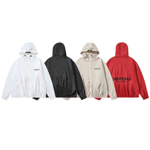 

fog multi thread essential clothing men's thin shirt jacket fashion sleeve streetwear women clothes loose, Tan;black