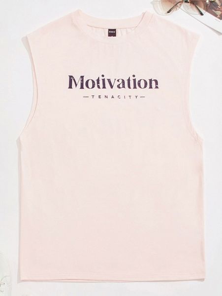 

men letter pattern tank f6jv#, White;black